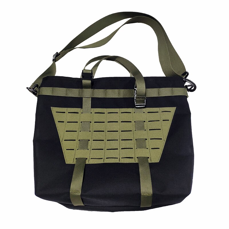 Bolsa de compras de red de para exteriores, bolso de un solo hombro, bolsa de almacenamiento de gran capacidad, tela Cordura DuPont