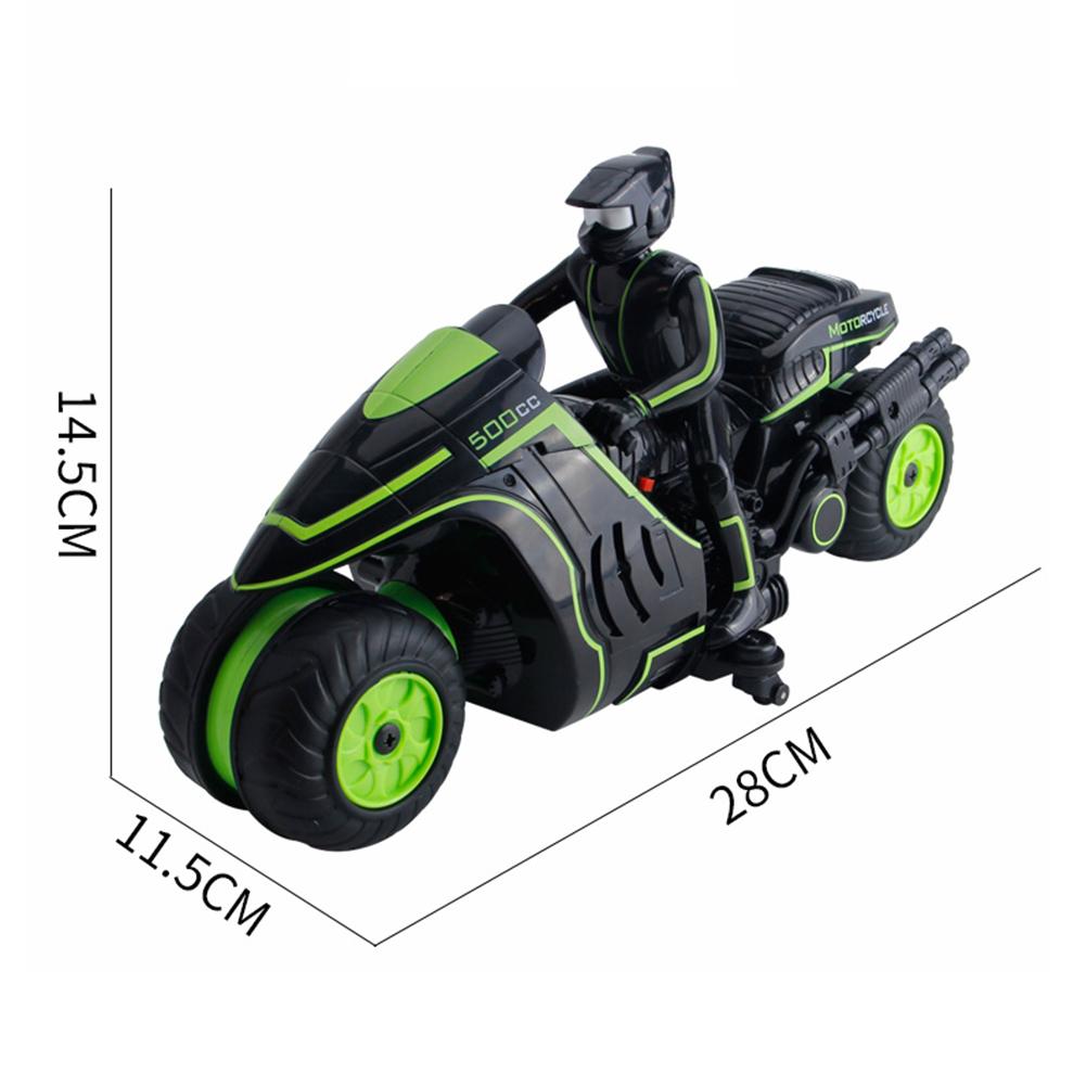 2.4g rc stunt motorcykel venstre-højre drift 360 graders rotation fjernbetjening elektrisk motorcykel legetøj til drenge piger børn