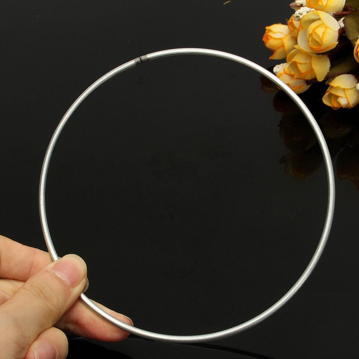 DIY Dre am Catcher Round Hoop Metal Ring For DIY Manual Handmade Folk Art dre am catcher Craft Accessories nordic decoration: 120mm