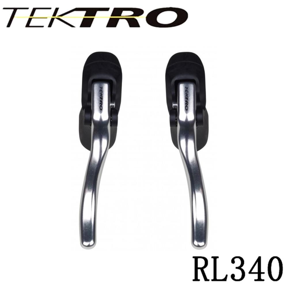 TEKTRO – levier de frein en aluminium pour vtt, mécanisme à dégagement rapide, avec capot en caoutchouc, guidon de 23.8 et 24.2mm, RL340