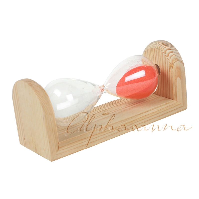 15 Minuten Luxus Sauna Uhr Rosa Sand Wandmontage Sanduhr Sanduhr