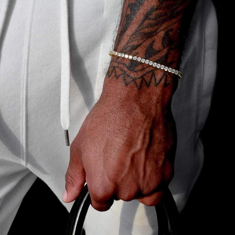 3mm cz tennis kæde halskæde klassisk kæde match hip hop vedhæng 5a iced out bling mænd dreng hiphop smykker