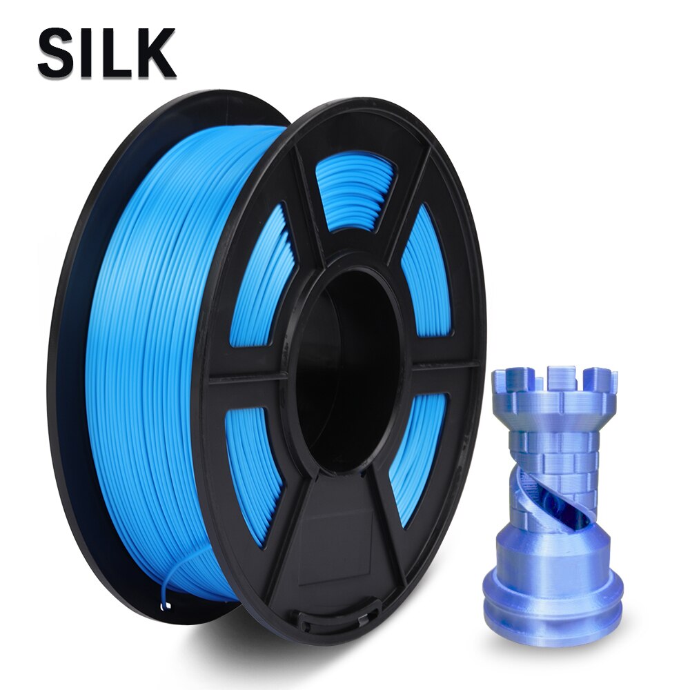 Enotepad SILK Filament 1kg 1.75mm silk 3d Filament for Printer Tolerance +-0.02MM 100% no bubble silk 3d filament: SILK-BL-1KG