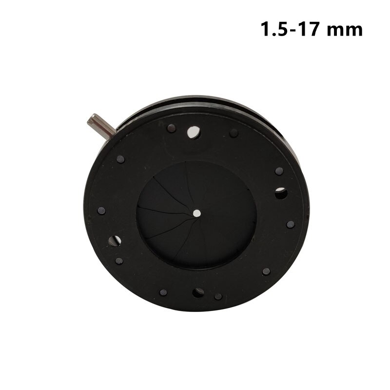 Metalen Zoom Optische Iris Diafragma Diafragma Condensator Digitale Camera Microscoop Adapter Microscoop Accessoires Voor Camera Lens: ID014