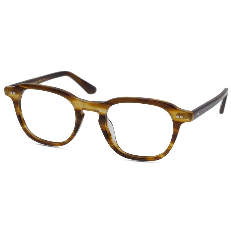 Acetaat Brillen Originele Japan Handgemaakte Hele Jelly Kleur Frame Hand Klinknagel Billik Eyewear: Bamboo