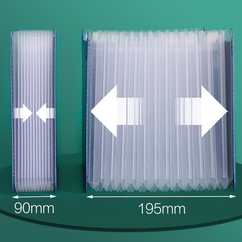 MINKYS Large Capacity A4 Expanding File Folder Bag 13 Layers Document File Bag Organizer Holder Free Label Office Stationery