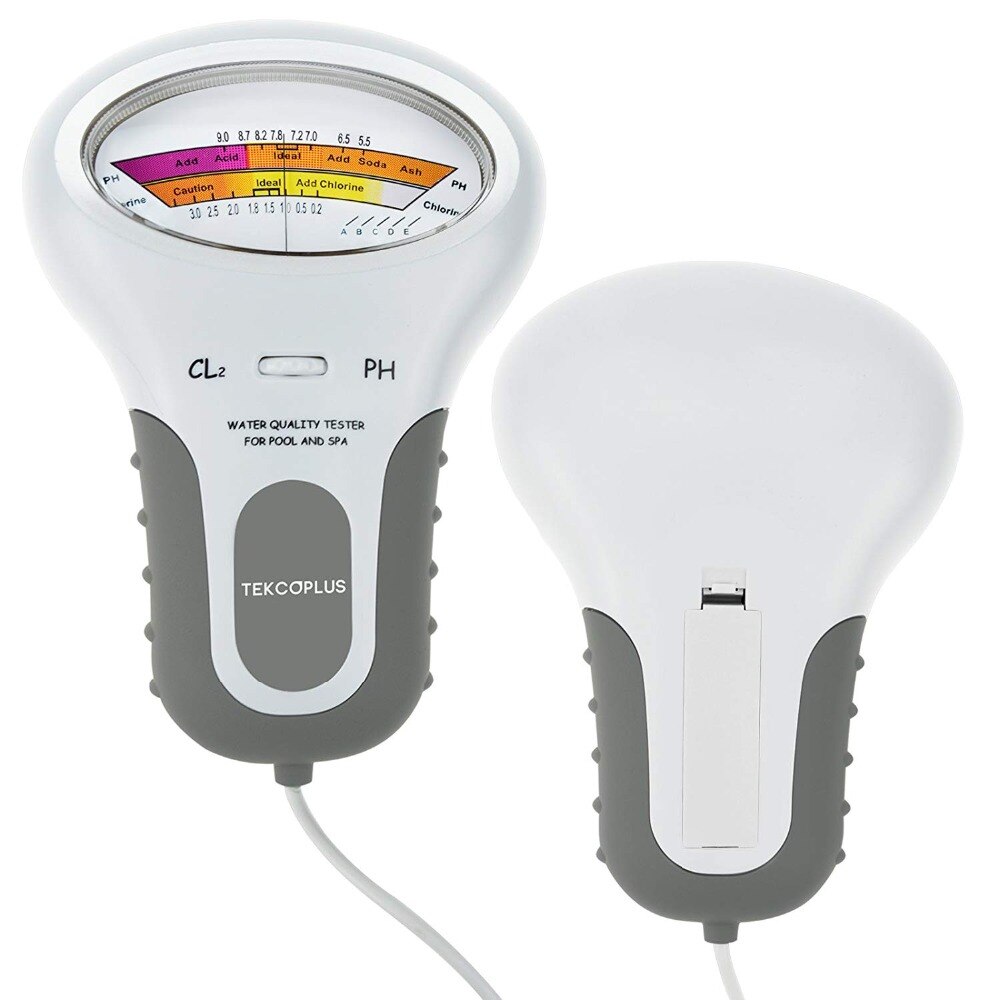 Portable Digital 2 in 1 Water PH and Chlorine Level CL2 Tester Meter for Swimming Pool Spa Drinking Water Analys