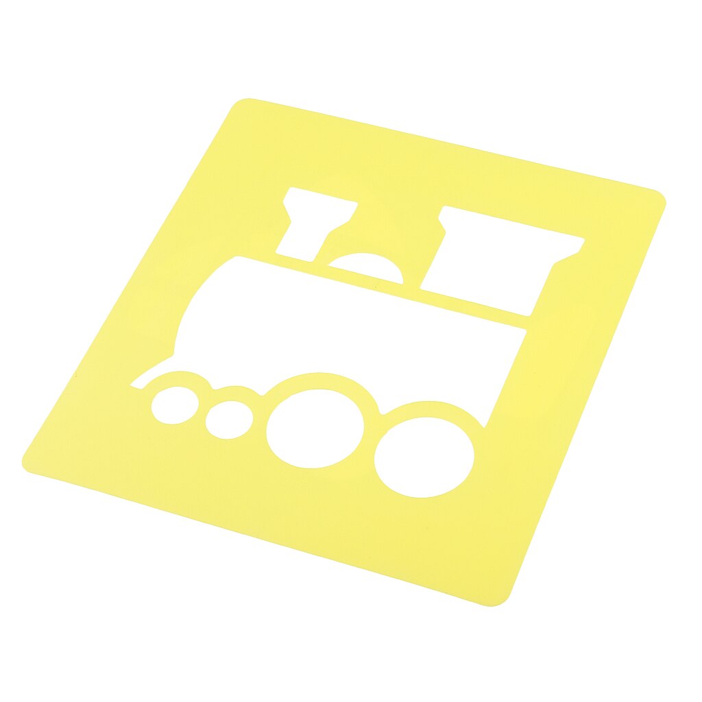 6pcs/set Plastic Drawing Templates Ruler Stencils for Kids Children Drawing Supplies