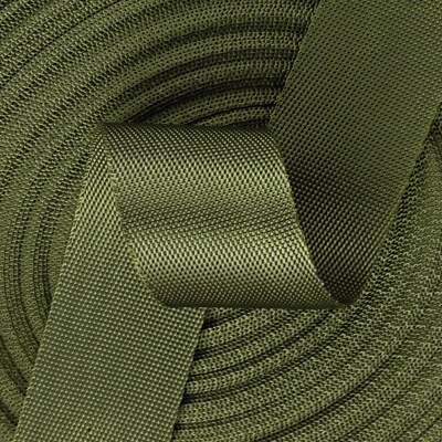 5 jardów 25mm nylonowa taśma taśma wstążka pasek obroża szelki plecak spinania szyta torba części torby: Army green