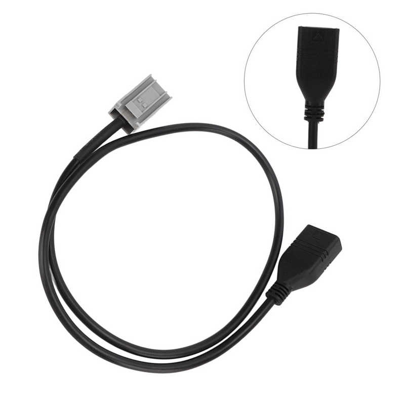 Car Audio USB Adapter Cable Non Damage USB Adapter Cord for Enjoying Music Replacement for MITSUBISHI Outlander ASX Lancer for