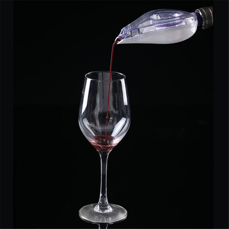 1Pcs Plastic Mini Decanter Rode Wijn Beluchter V Stijl Magic Decanter Rode Wijn Beluchter Filter Luchtinlaat Giet schenker