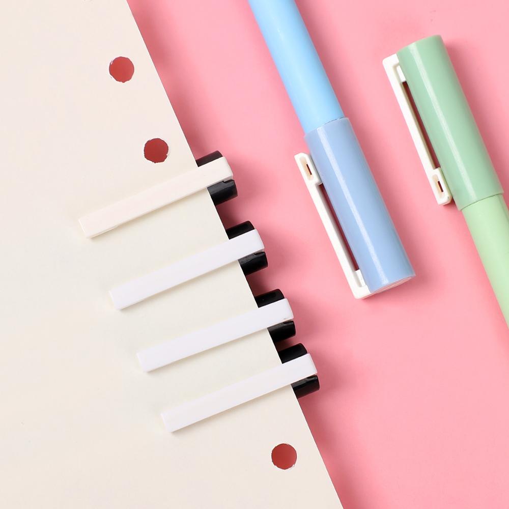 JIANWU 30 uds/50 Uds 0,38/0,5mm conjunto de bolígrafo de Gel de gran capacidad Bullet diario plumas tinta negra penCute Colegio estacionario tela suministros