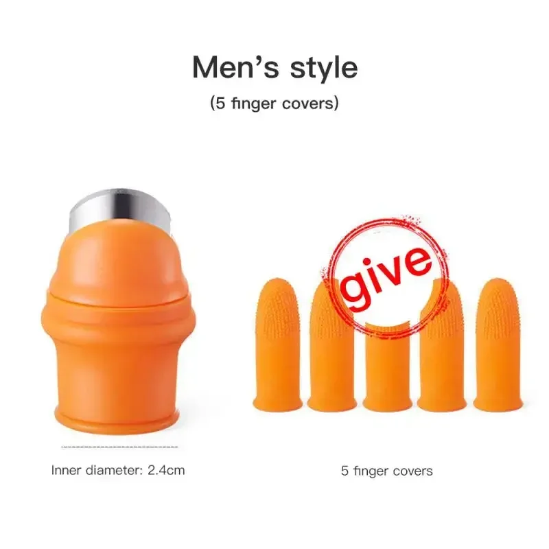 Upgrade Silicone Thumb Knife Cutter For Garden Separator Finger Plant Fruit Picking Knife Portable Knife For Kitchen Garden Tool: light green