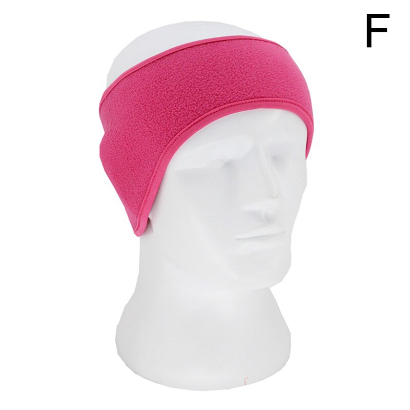 Warm Earmuffs Unisex Women Men Fleece Ear Warmer Winter Head Band Ski Ear Muff Headband Hair Band Ear Warmers: F