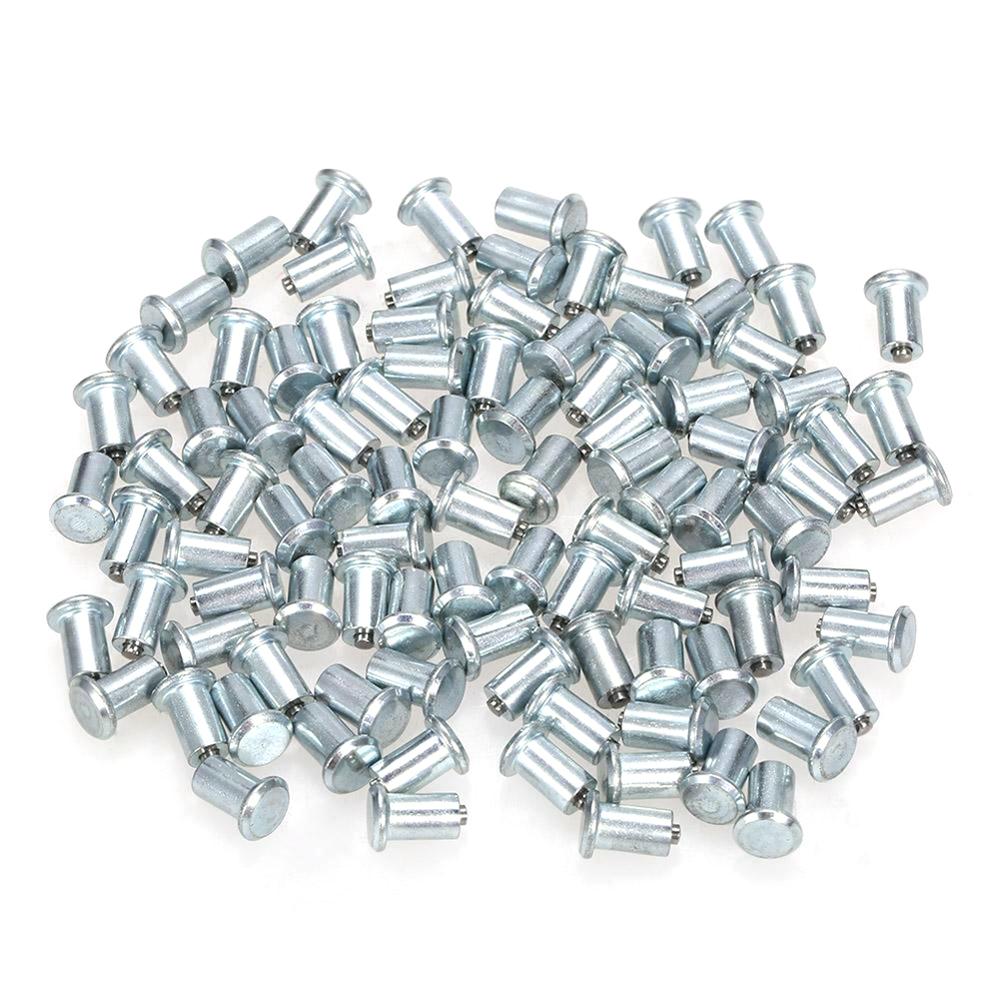 100 Pcs Car Tire Stud Screw 12mm Drill Sleeve Car Anti-Slip Screw Stud Wheel Tyre Snow Tire Spikes Trim SUV ATV Car Accessories