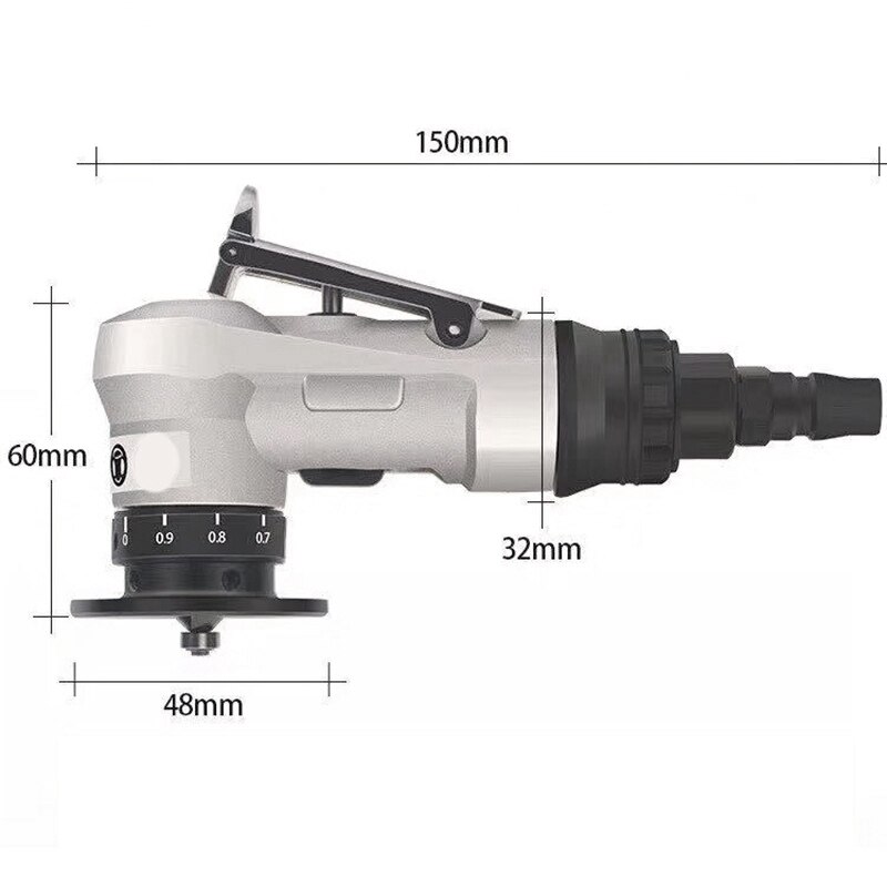 1Set Pneumatic Chamfering Machine 45 Degree Arc Hand-Held Beveling Trimming Machine For Metal Trimming And Deburring