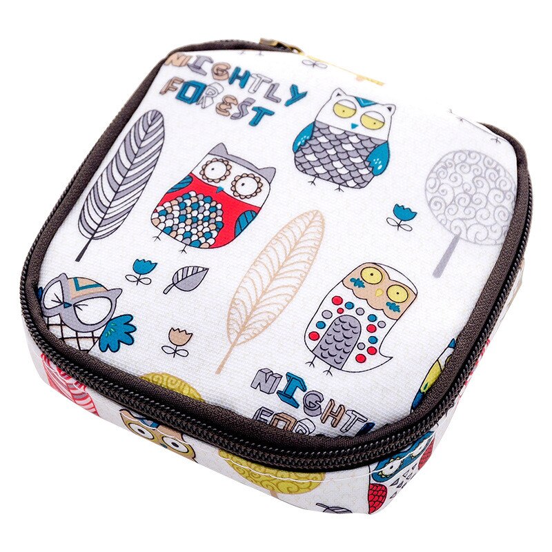 Moda feminina pequenos sacos cosméticos viagem mini guardanapos sanitários compõem moeda cartão de dinheiro batom bolsa de armazenamento sacos
