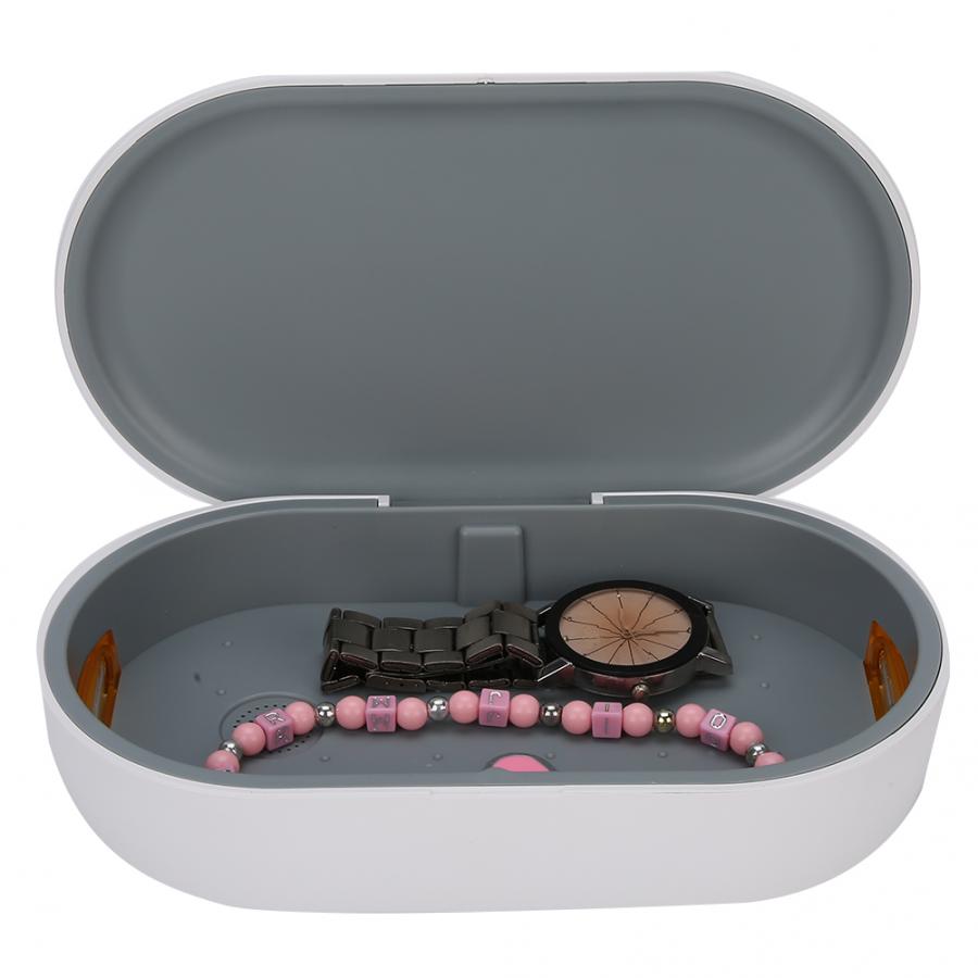 Multifunctional UV Ozone Cleaning Box Jewelry Watch Cleaning Odor Removal Ultraviolet Box