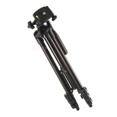 Lightweight Camera Tripod Compact Aluminum Tripod Desktop Mini Tripod with Ball Head for Canon Nikon DSLR Cameras iPhone: Black