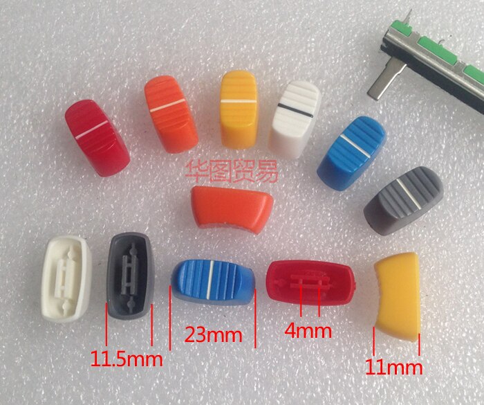 10x Poti-Knöpfe Für 4mm Achse – Blau, 23,5x11,5x10mm – Faderkappen Für Audio-Mixer & Dimmer