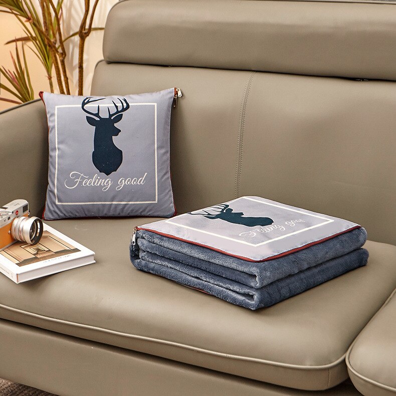 2 w 1 koral polarny ełk składana kołdra patchworkowa koc przenośny składany kwadratowy Dom gabinet samochód rzuć poduszka strąk plecy: 6