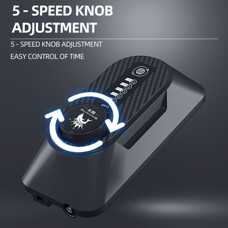 120mg Adjustable Air Water Ozonizer Portable Aquarium Ozone Generator for Plant Fish Tank