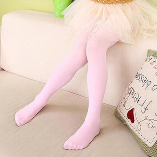 Pretty Princess Girls Dancing Tights Baby Toddler Solid Color Pantyhose Ballet Girl Velvet Soft Tights: C / M