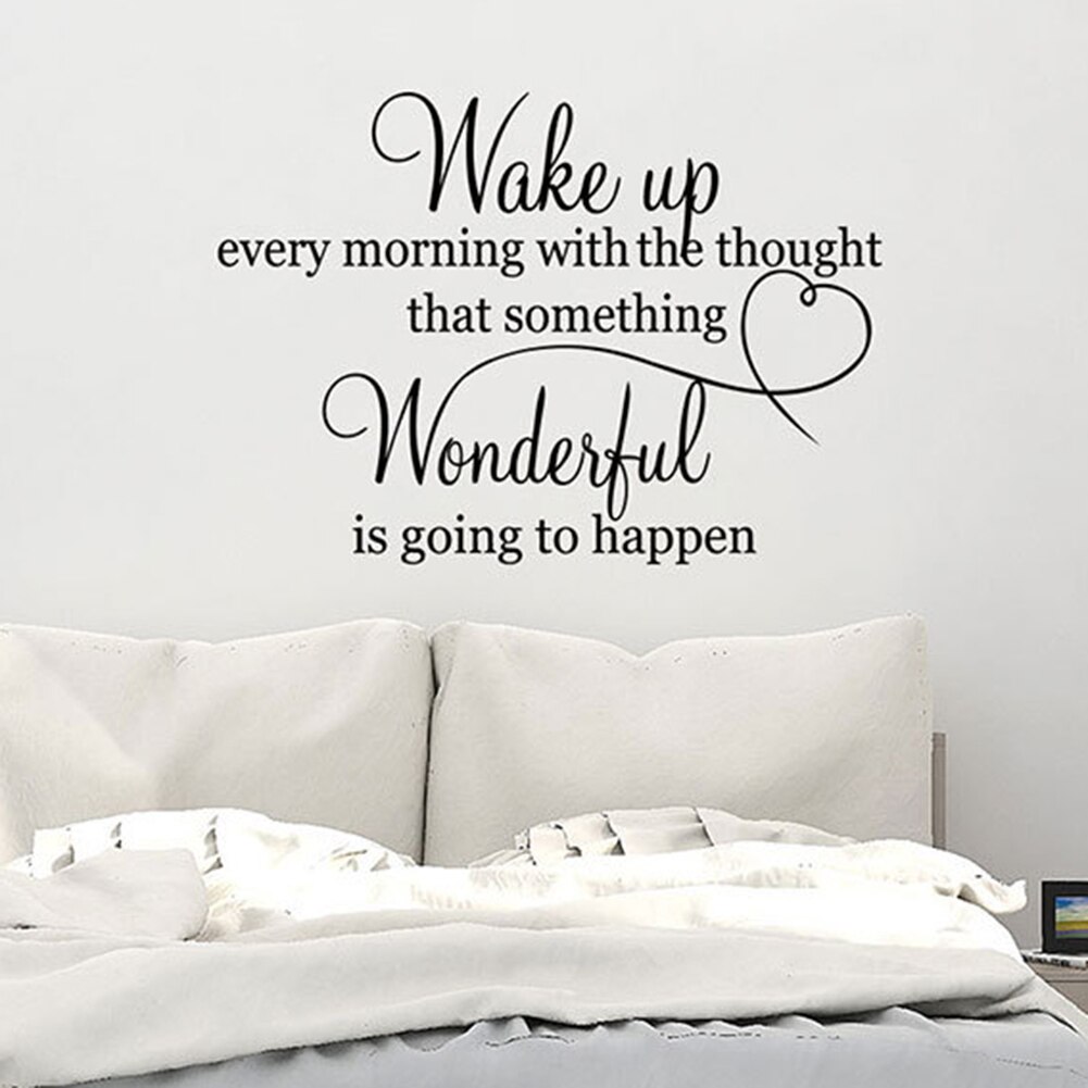 Latin Poems Wall Art Decals Wall Stickers Bedroom Study Background Decor