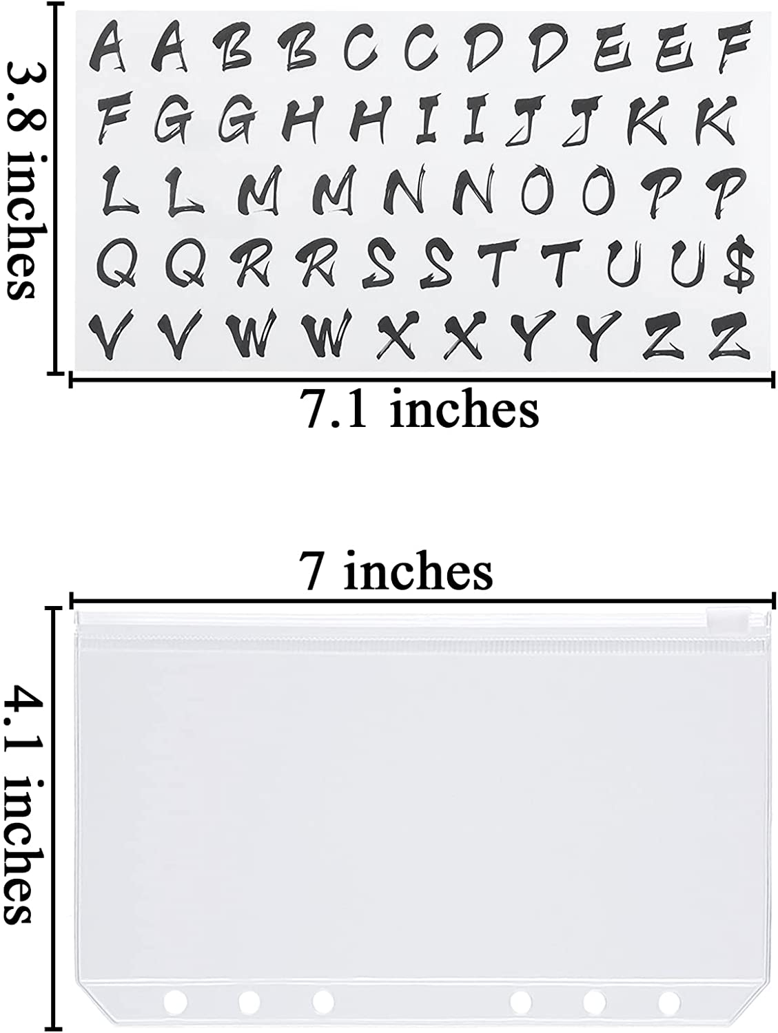 26 Stuks A6 Size 6 Gaten Budget Envelop Planners Met 12Pcs Bindmiddel Zakken 12 Budget Kosten Lakens En 2 brief Label Sticker
