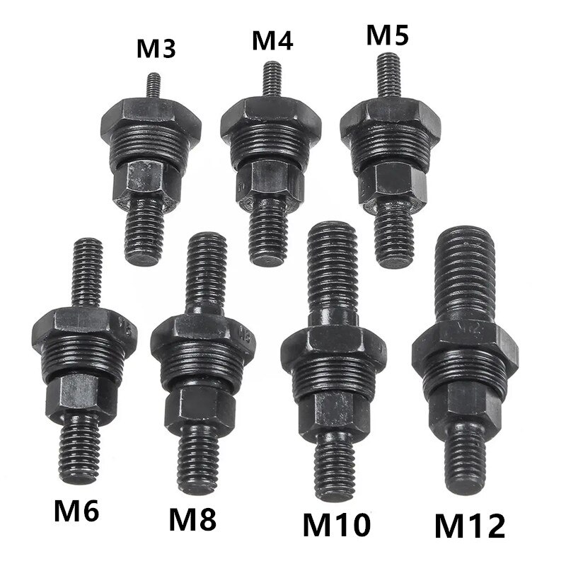 M3-m12 nitverktygssats nitningssats kit nitmuttrar insats tillbehör gängad nitdorn + nitmutssats: Nitverktygsdorn