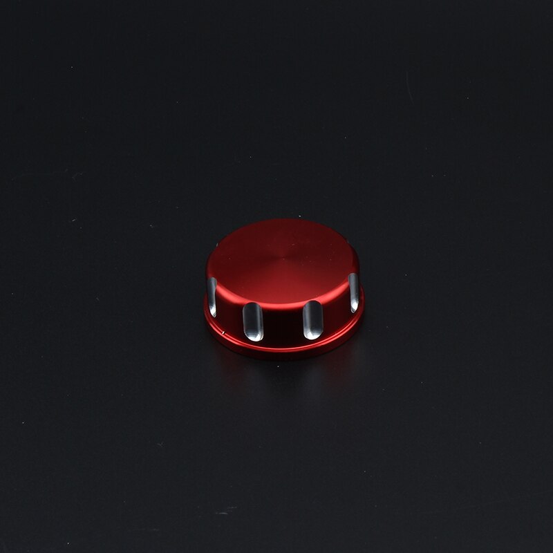Motorfiets Plastic Water Koelvloeistof Reservoir Tank Cnc Caps Koelvloeistof Reservoir Tank Radiator Overloop Voor Kawasaki KLX250 Klx 250: Red Cap