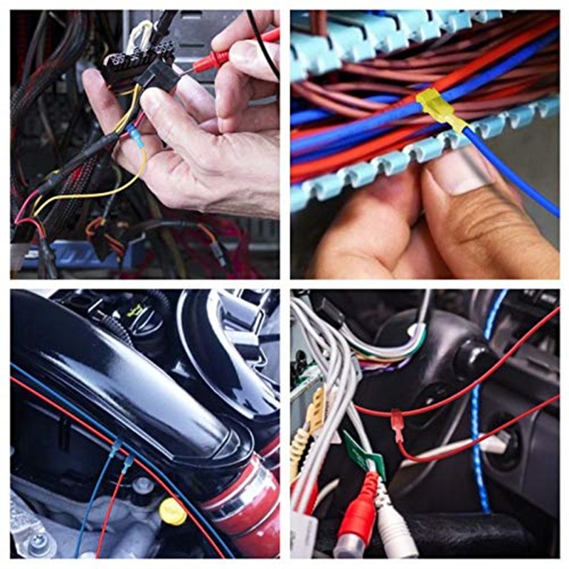 Conectores t-tap, autopelado, empalme rápido, terminales de Cable eléctrico con aislamiento, desconexión, bloqueo de pala, alicates de crimpado de Cable, HS-40J