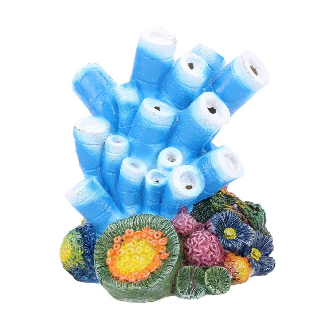 Artificial Coral Reef Resin Aquarium Ornaments Fish Tank Landscaping Decoration | UK
