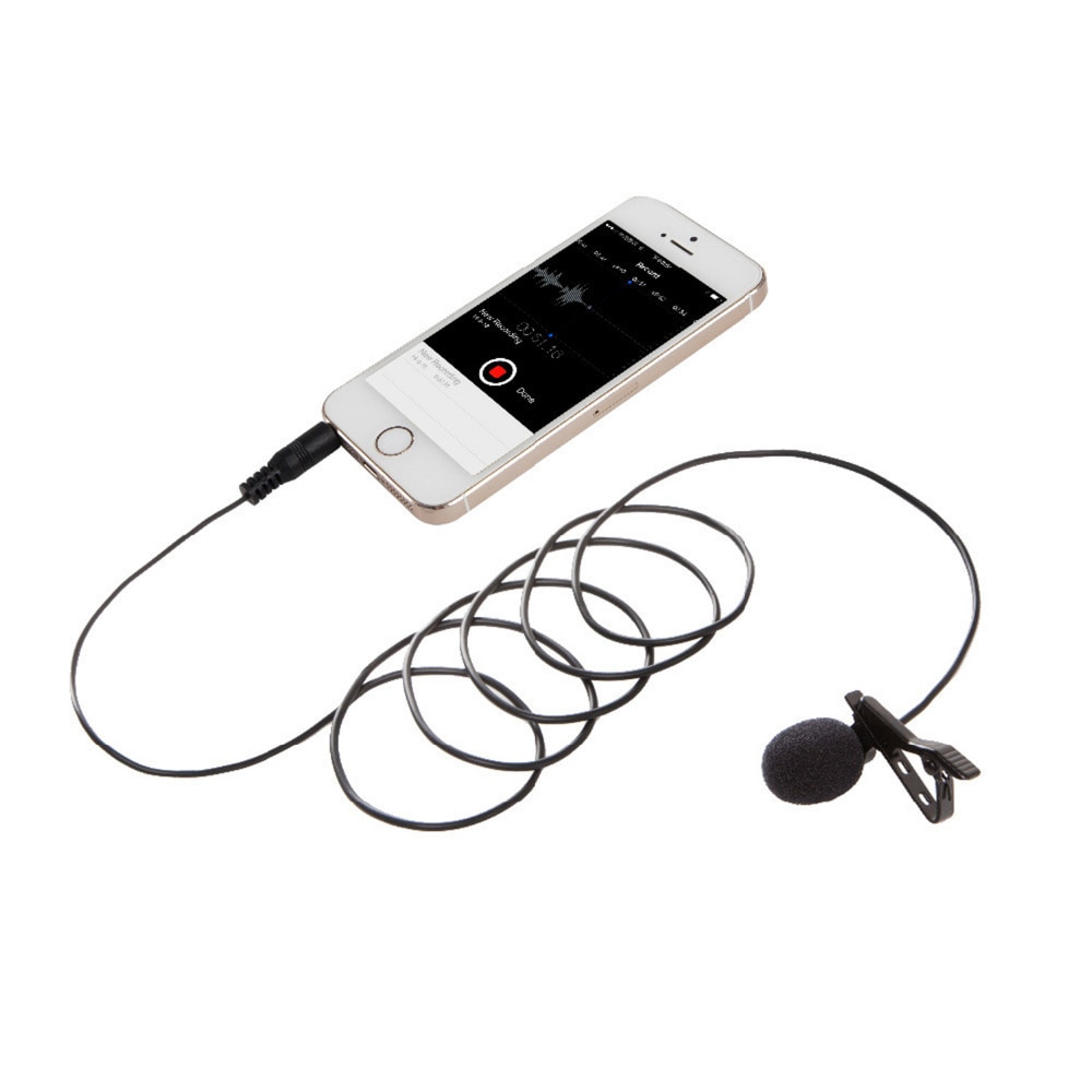 BOYA BY-LM10 Smartphone Omnidirectional Lavalier Microphone for iPhone 7 6 6s 5 Sumsang GALAXY Android Phone Broadcast Recording