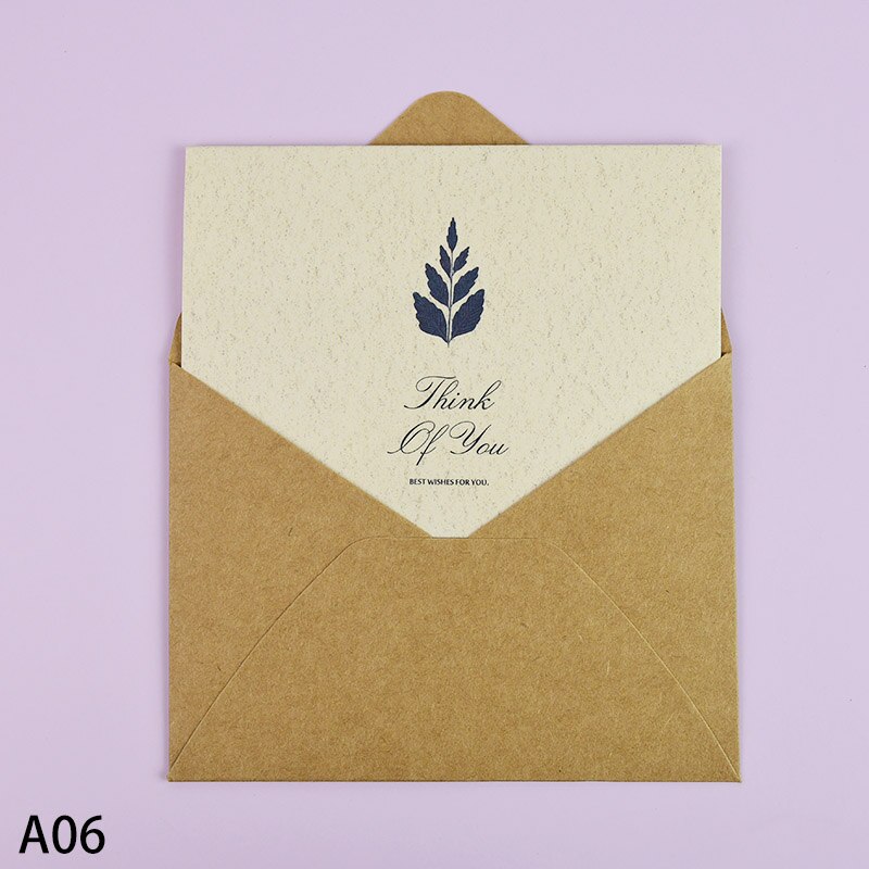 5 Stks/set Vintage Kraft Envelop Bericht Kaart Trouwkaarten Venster Envelop Brief Envelop: A06