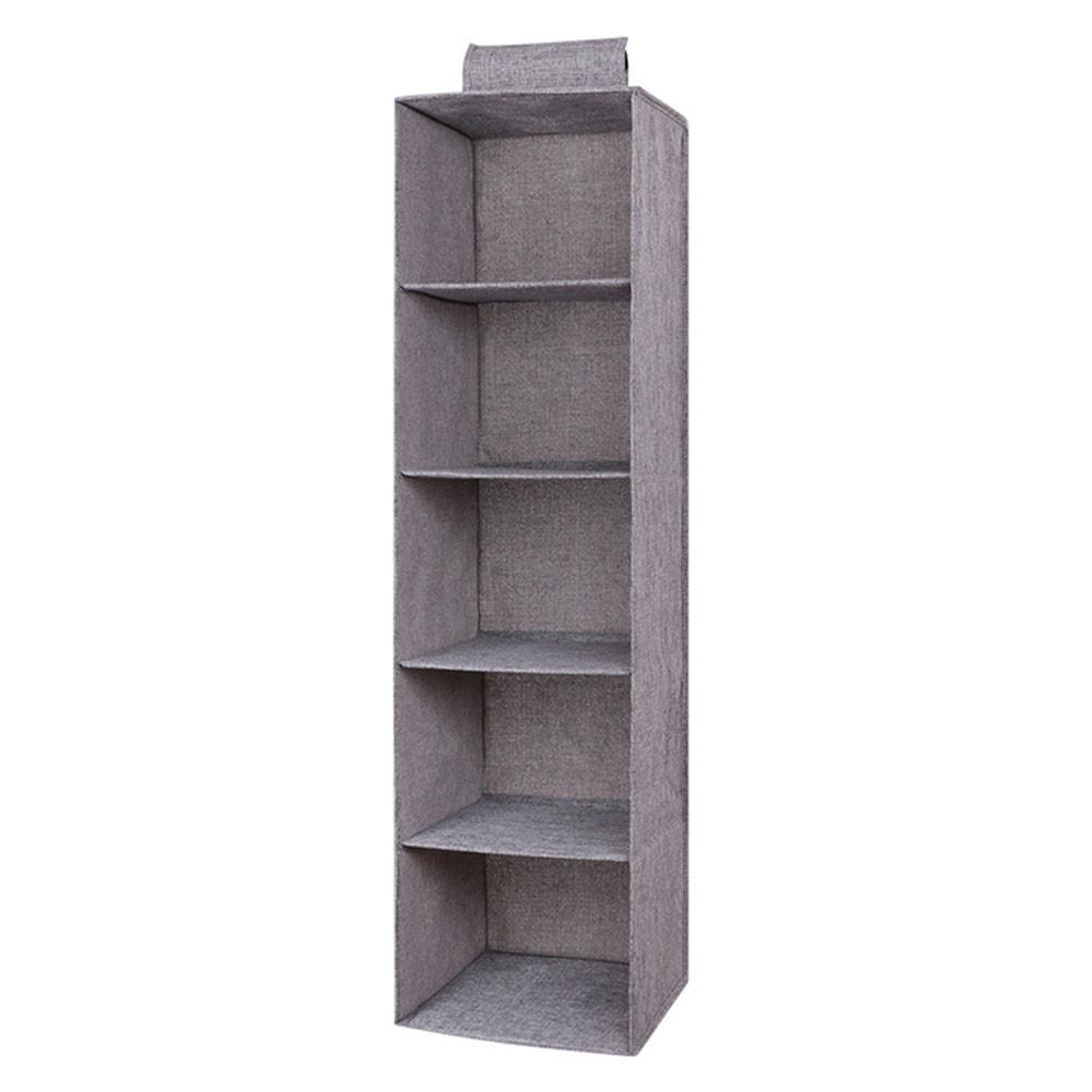 Wardrobe Hanging Storage Bag Interlayer Drawer Type Clothes Hangers Holder Portable Hanging Closet Underwear Organizer: F