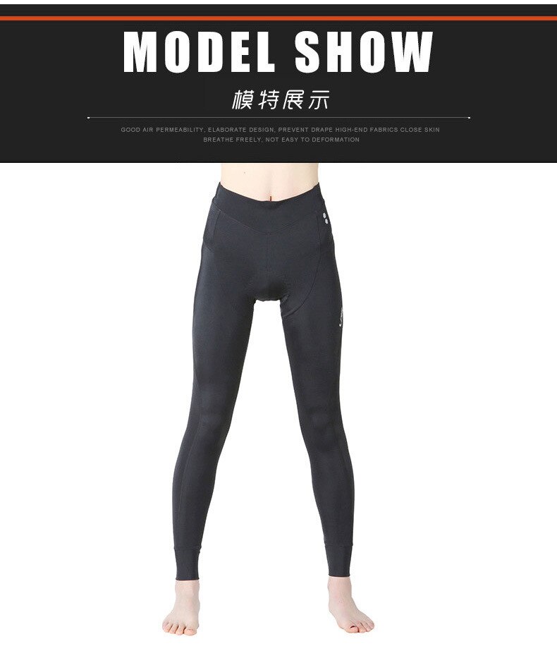 Lambda Summer Cycling Trousers Slim Cropped Pants Black Bicycle Cycling Pants Dynamic Cycling Pants Women's: Gray / XL