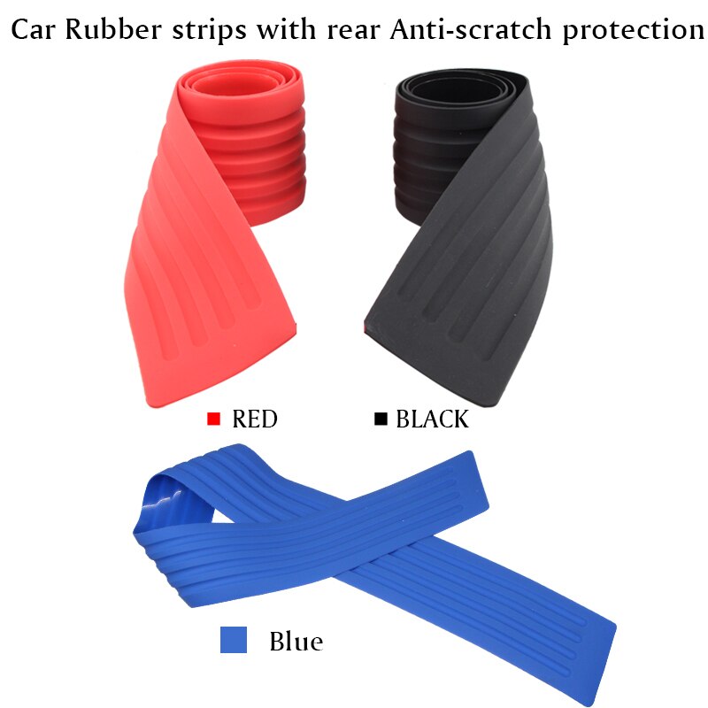 BROSHOO Auto Styling Rubber Achter Guard Bumper Kofferbak Protector Trim Cover Strip Voor Citroen C3 C2 C4 C5 DS3 Picasso c-Quatre Nemo