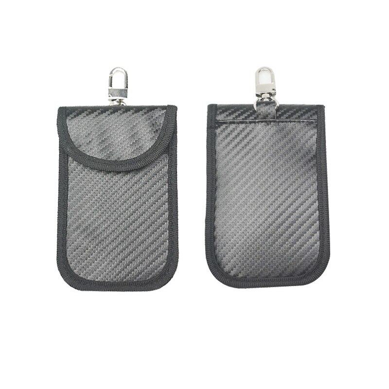 Faraday Auto Schlüssel fob Blocker Schutz Kreditkarte RFID Signal Abschirmung Anti-Scannen Schlüssel fallen für Privatsphäbetreffend Schutz Tasche1044