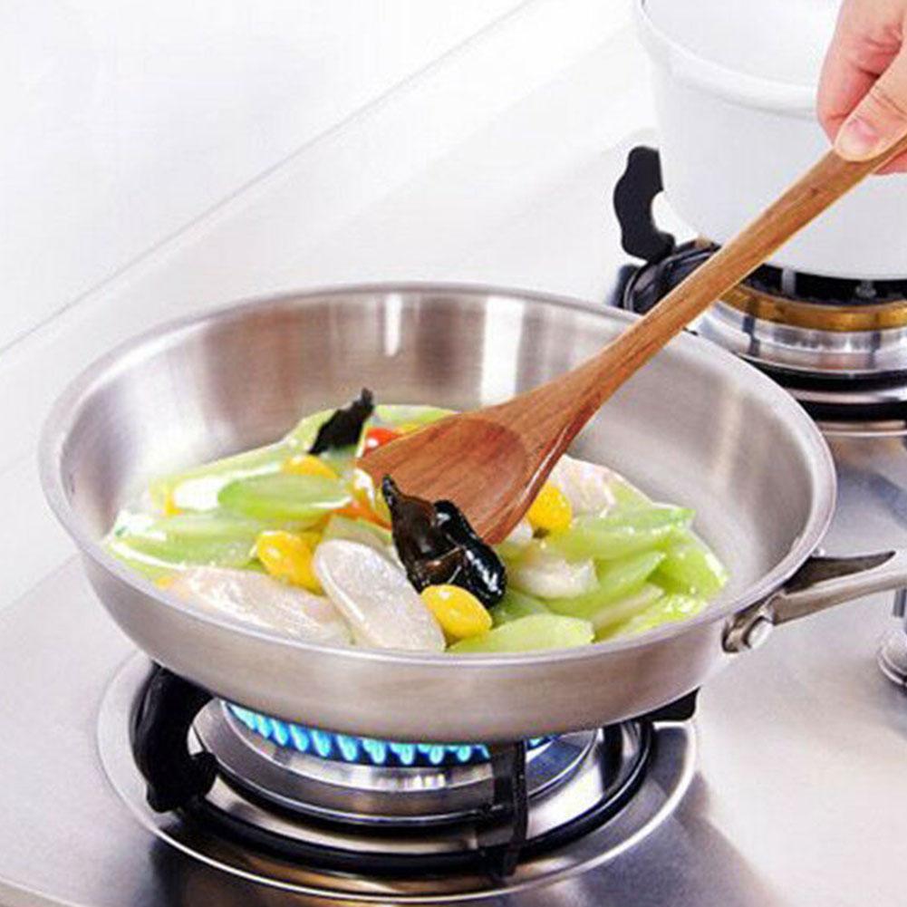 Speciale Houten Schop Voor Japanse Non-stick Pan Zonder Verf Voor Huishoudelijke Keuken Koken Verdikte Handvat Schop