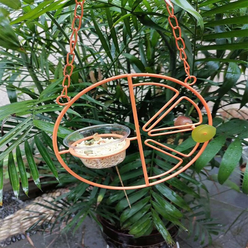 Bird Feeder Field Balcony Metal Outdoor Hanging Pet Bird Feeder Hanging Bird Feeder Durable Hanging Hummingbird Feeder