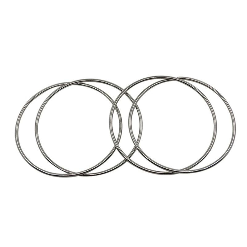 4pcs Magic Toy Metal Rings Classic Linking Iron Hoops for Fun Magic Trick Playing Props Toys Tools close-up magic tools supplies