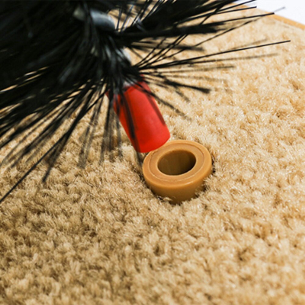 Cat Toy Pet Cat Self Groomer With Cat Itching Device Round Fleece Base Cat Toy Brush Toys Cat Scratching Devices Pet Supplies