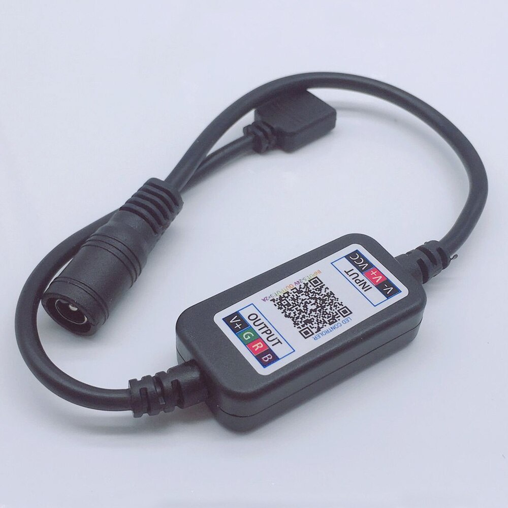Magie Hause DC5V 12V 24V Bluetooth Wireless WiFi Controller, RGB/RGBW IR RF LED Controller für 5050 WS2811 WS2812B Pixel led streifen: RGB Bluetooth Black