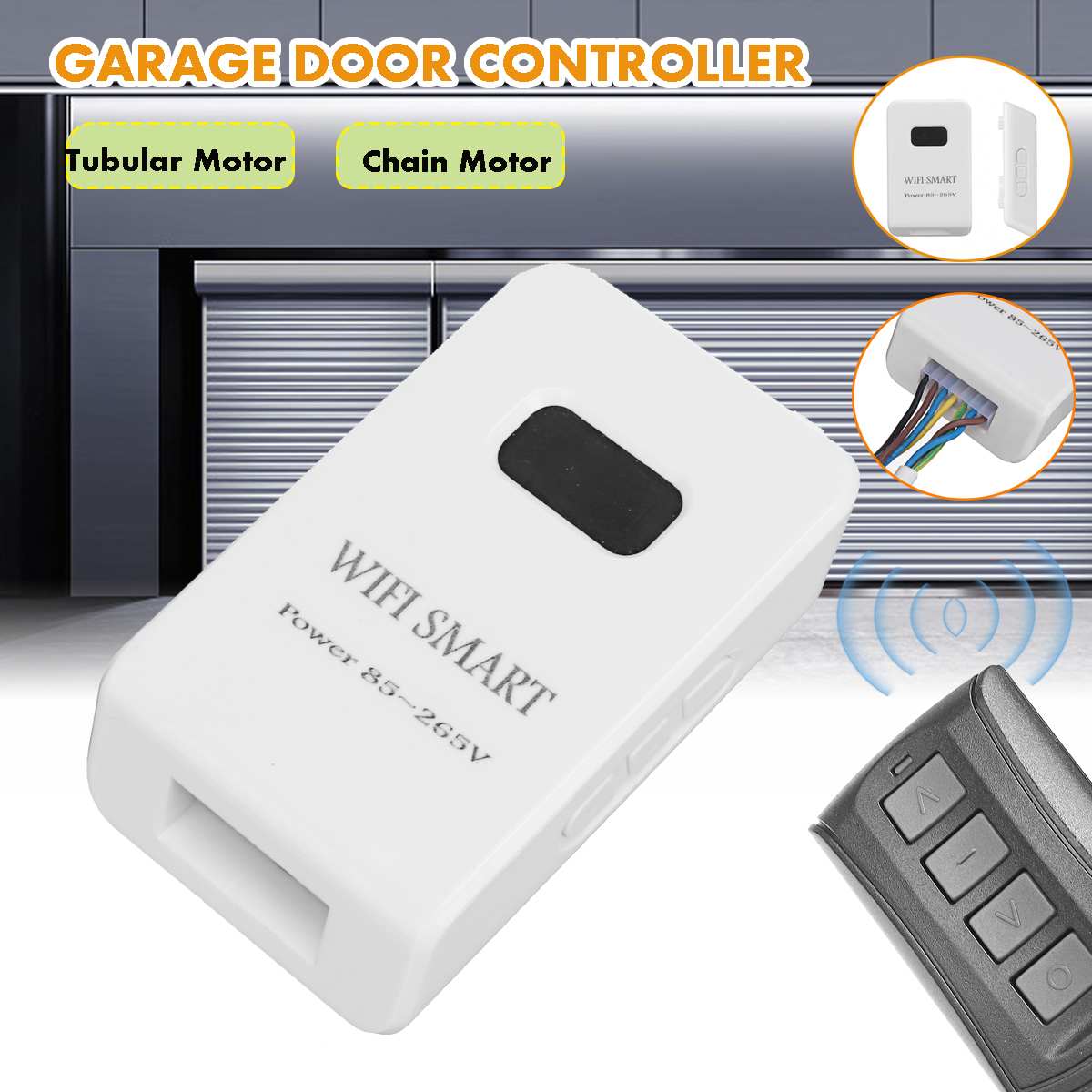 Smart Wifi Garagedeur Controller Close Open Schakelaar Telefoon App Afstandsbediening Met Smart Leven App Open Close Monitor Compatibel
