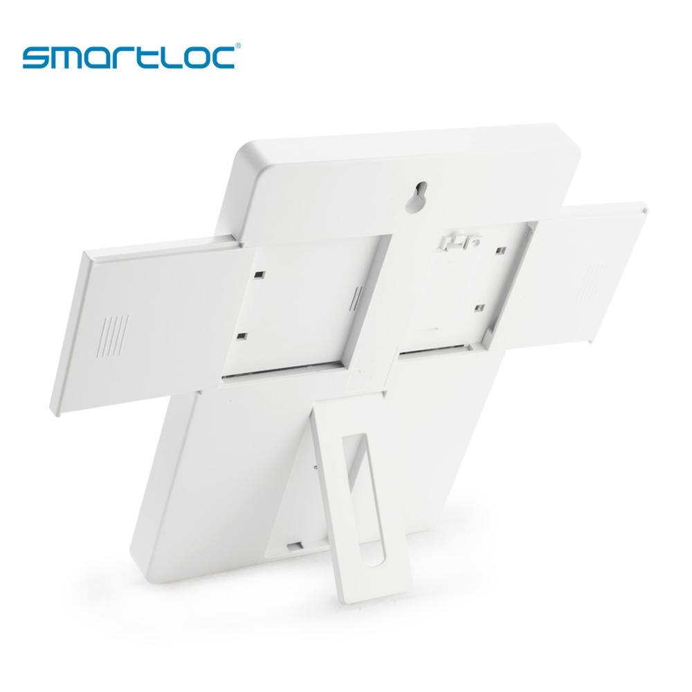 smartloc Plastic Rectangle Magnifying LED Screen Touch Bathroom Wall Mirror Bath Vanity Mirrors Dressing Table Stand 11x7.8 inch