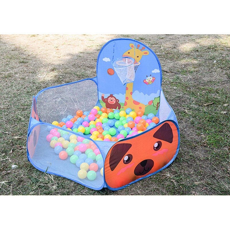 Pliable dessin animé en plein air tipi enfants enfants océan balle piscine bébé tente balle panier jouets de jeu jouet éducatif