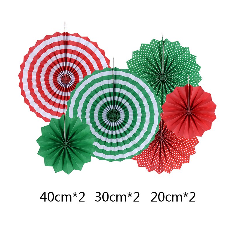 Buon natale zigolo striscione girandola di carta fan babbo natale pupazzo di neve alci spirale appesa ghirlanda festa di capodanno decorazione fai da te: B03