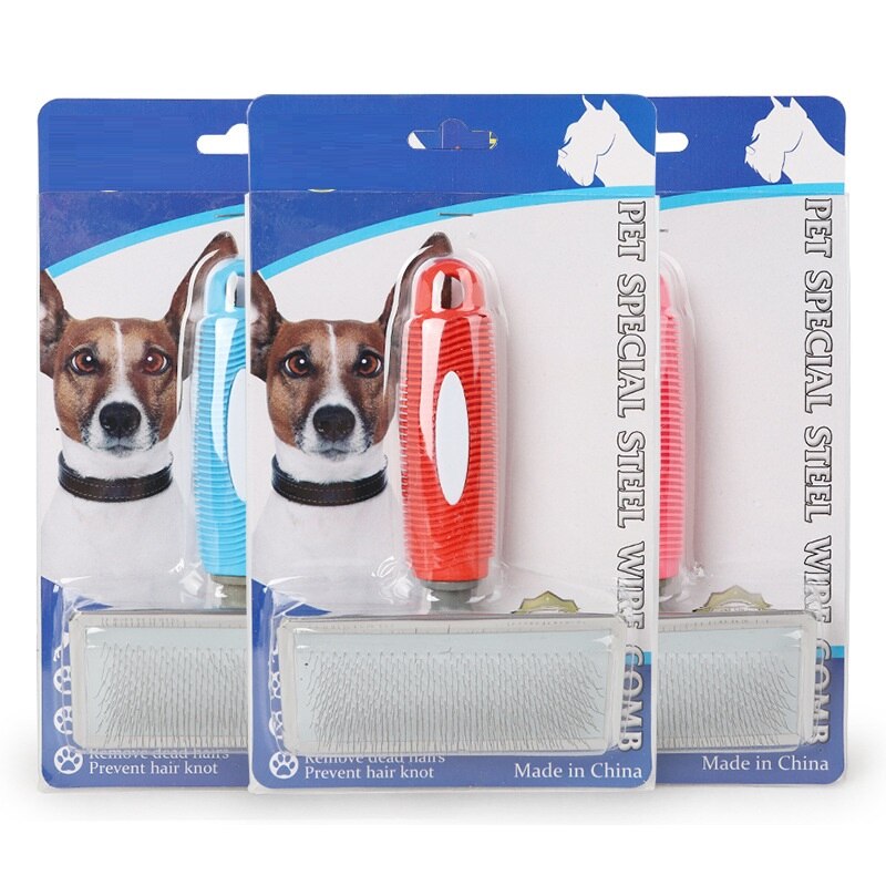 Dog Hackle Cleaning Comb Cat Carding Dog Deshedding Tools Pet Accessories Chihuahua Puppies Hair Tidy Comb Cat Pet Products