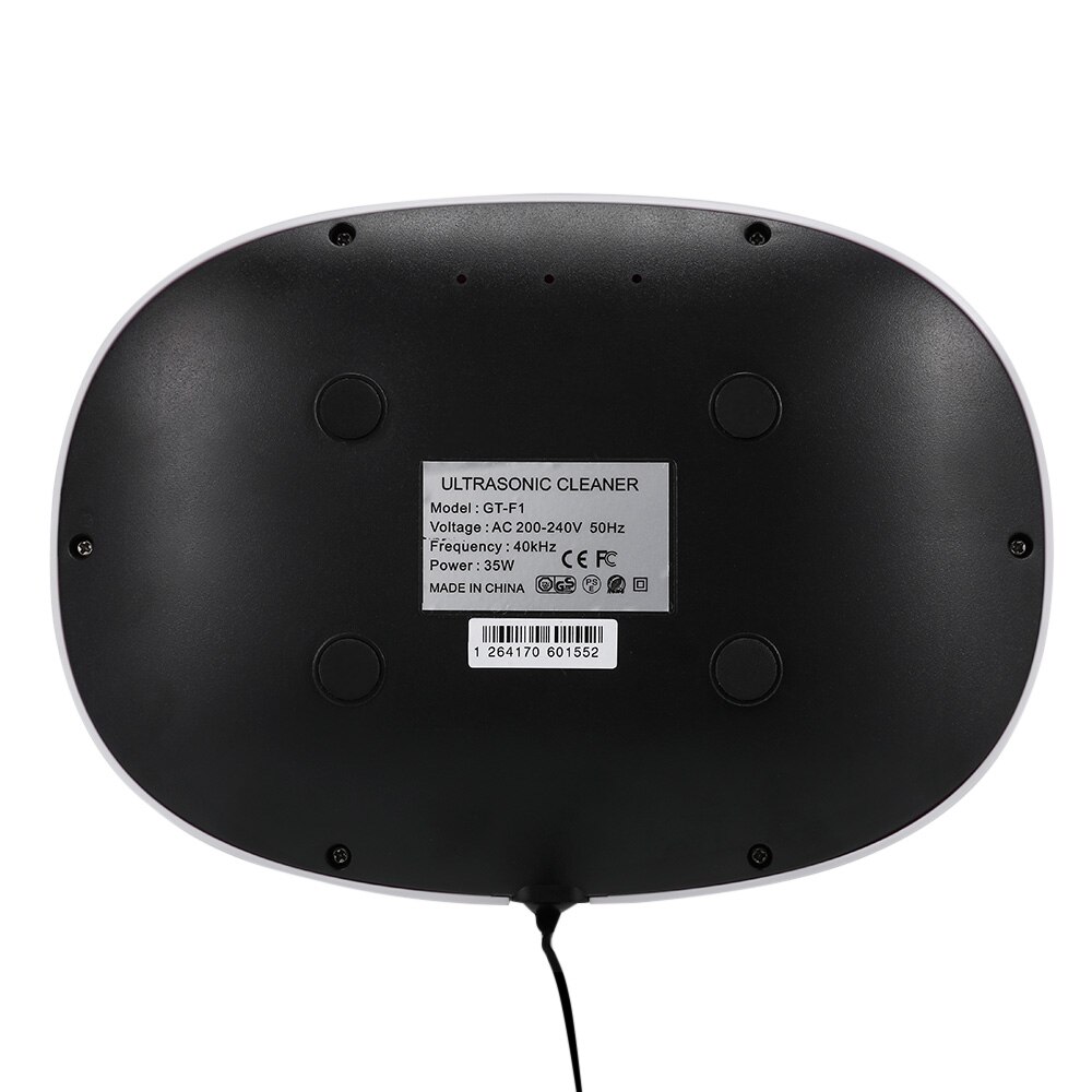 Portable Digital Ultrasonic Cleaner 0.6L Nail Sterilizer Cleaner Sterilizing Nail Tools Disinfection Machine Ultrasonic Bath